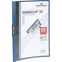 Durable Klemmap DURACLIP 30 - 2200 220007 DIN A4 Donkerblauw - thumbnail