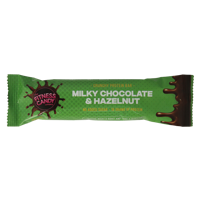 The fitness candy company Milky chocolate & hazelnut 55 Gram