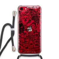 Vexx Black Mixtape: iPhone SE 2020 Transparant Hoesje met koord