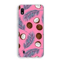 Kokosnoot roze: Samsung Galaxy A10 Transparant Hoesje