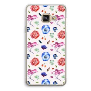 Bloemetjes: Samsung Galaxy A3 (2016) Transparant Hoesje