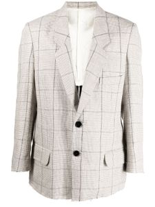 Viktor & Rolf blazer Mister Mister à carreaux - Gris