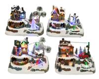 LED scenery l16b23h17 cm-14l multi a4 kerstverlichting - Lumineo