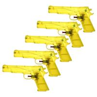 Waterpistool - 25x - geel - kunststof - 20 cm - transparant - speelgoed