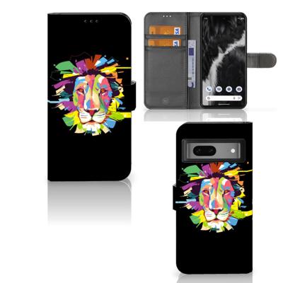 Google Pixel 7 Leuk Hoesje Lion Color Google Pixel 7 Leuk Hoesje Lion Color