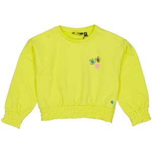 Quapi Meisjes sweater - Dewi - Geel groen