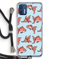 Blub: Motorola Moto G9 Plus Transparant Hoesje met koord