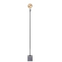 Vloerlamp Concrete straight zwart