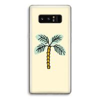 Palmboom: Samsung Galaxy Note 8 Transparant Hoesje