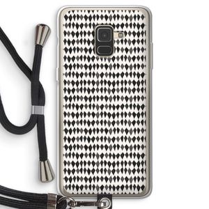 Crazy shapes: Samsung Galaxy A8 (2018) Transparant Hoesje met koord