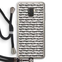 Crazy shapes: Samsung Galaxy A8 (2018) Transparant Hoesje met koord