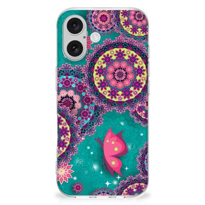 iPhone 16 | Hoesje maken | Cirkels en Vlinders