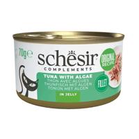 SCHESIR Complements Tuna with algae in jelly - nat kattenvoer - 70g