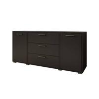 Meubella Dressoir Betty - Zwart - 150 cm