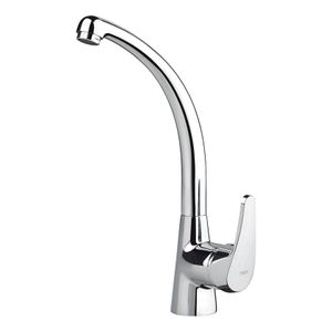 Keukenkraan Tres ECO | Opbouw | 360° Draaibaar | Mengkraan | 1-hendel | Rond | Chroom