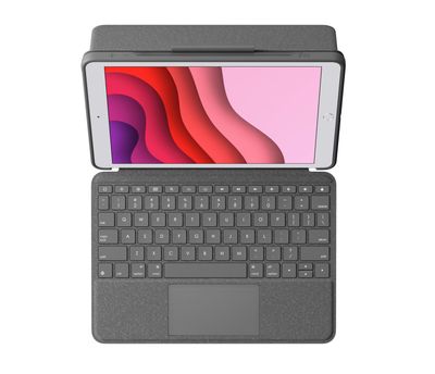 Logitech Combo Touch QWERTY Brits Engels Smart Connector Grafiet