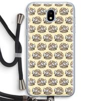 Slapende poes: Samsung Galaxy J5 (2017) Transparant Hoesje met koord Slapende poes: Samsung Galaxy J5 (2017) Transparant Hoesje met koord