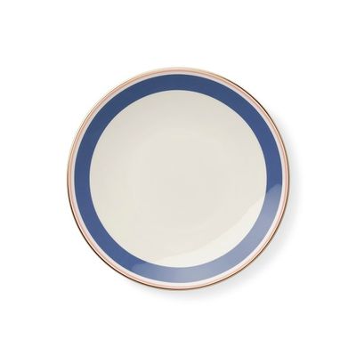 DIBBERN - Capri Coupe - Ontbijtbord 24cm Blue/Rose