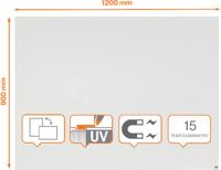 Nobo Infinity randloos whiteboard, staal, magnetisch, 120 x 90 cm