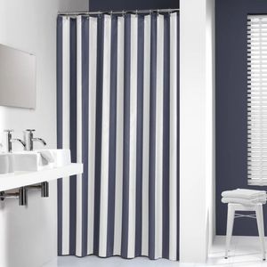 Sealskin douchegordijn linje 180 cm blauw 233011324