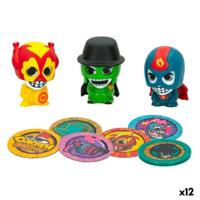 Actiefiguren Eolo Super Masked 3 x 4,5 x 3,5 cm (12 Stuks)
