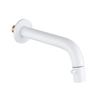 Fortifura Calvi Fonteinkraan - inbouw - uitloop 19.5cm - inkortbaar - mat wit SW1108833