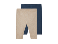 lupilu 2 Baby leggings (Beige/blauw, 50/56)