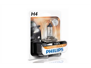 Gloeilamp H4 Vision 60/55W [12V] (1 st.) PHILIPS, Spanning (Volt)12V