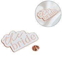 Ginger Ray pin the bride rosé goudkleurig 5 cm | 20 stuks