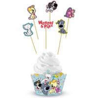 Cupcake Decoratie Set Woezel En Pip (6st) - thumbnail