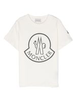 Moncler Enfant t-shirt en coton à logo imprimé - Tons neutres - thumbnail