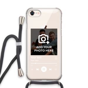 Music Player: iPhone 7 Transparant Hoesje met koord