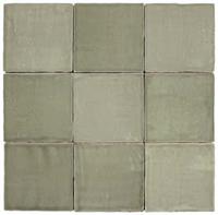 Roca St Tropez FHWE06P211 Wandtegel 130X130 Verde 8,5mm Glans