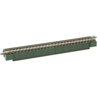 Rokuhan 7297071 Z Liggerbrug 1 spoor Z Rokuhan rails (met ballastbed) Groen - thumbnail