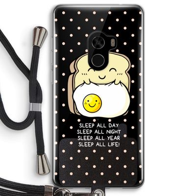 Sleep All Day: Xiaomi Mi Mix 2 Transparant Hoesje met koord