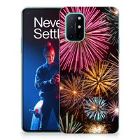 OnePlus 8T Silicone Back Cover Vuurwerk - thumbnail