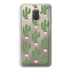Cactus Lover: Samsung Galaxy A8 (2018) Transparant Hoesje