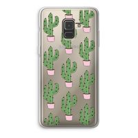 Cactus Lover: Samsung Galaxy A8 (2018) Transparant Hoesje Cactus Lover: Samsung Galaxy A8 (2018) Transparant Hoesje