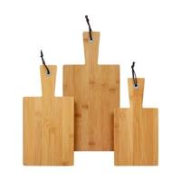 Lisomme Dille houten serveerplank bamboe - set van 3