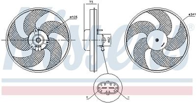 Koelventilator 85672