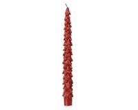 Dinerkaars wax d2.2h25 cm krood 2st kerst Decoris - Decoris