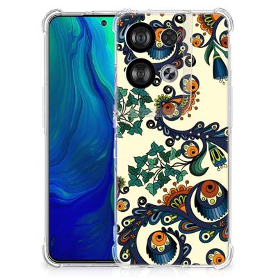 Anti Shock Case OPPO Reno8 Barok Flower Anti Shock Case OPPO Reno8 Barok Flower