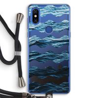 Oceaan: Xiaomi Mi Mix 3 Transparant Hoesje met koord