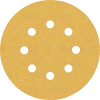 Bosch Accessoires Expert C470 schuurpapier voor excenterschuurmachines 125 mm, 8 gaten, K180 5-delig - 2608900808
