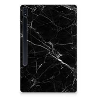 Samsung Galaxy Tab S7 Plus | S8 Plus Tablet Back Cover Marmer Zwart - Origineel Cadeau Vader