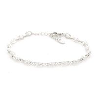 Kalli Parel Schakel Armband Zilver