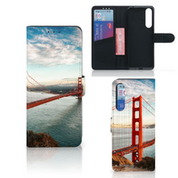 Sony Xperia 1 II Flip Cover Golden Gate Bridge