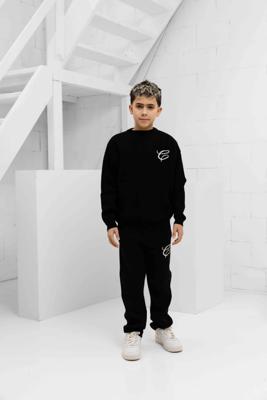 Croyez Mini Essence Knit Trainingspak Kids Zwart - Maat 140 - Kleur: Zwart | Soccerfanshop