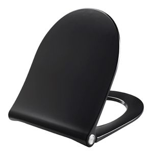 Pressalit Sway d closetzitting met deksel softclosing quickrelease zwart 934001-bl6999