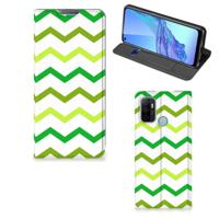 OPPO A53 | A53s | Hoesje met Magneet | Zigzag Groen